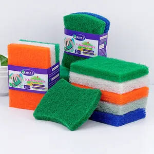 High Quality 2cm Thickness Fiber Kitchen Scour Pad Durable Scourer For Household Commercial Use