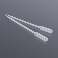 Pipette Pasteur de 10 ml stérile, emballée individuellement dans du papier et du plastique