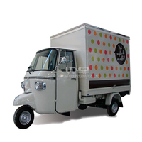 Camion de nourriture Ape Commercial de haute qualité, chariot de nourriture Mobile Standard australien Tricycle de nourriture électrique à vendre