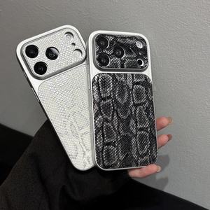 <span class=keywords><strong>Coque</strong></span> de protection antichoc de luxe pour Apple <span class=keywords><strong>iPhone</strong></span> 17 16 Pro Max, motif <span class=keywords><strong>serpent</strong></span> uni, style professionnel - Product Image 2
