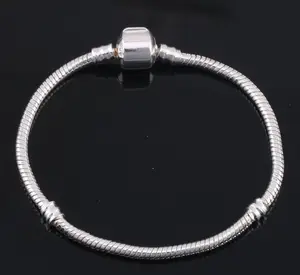 Wholesale kid snake bracelet silver  snake chain bracelet 925 silver plated