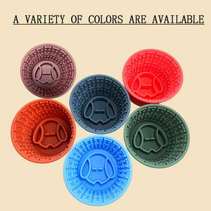 Zmaker 2024 Nieuwe Hoge Kwaliteit Ronde Lekkage Proof Slow Voeding Kom Langzaam 2 In 1 Water <span class=keywords><strong>Feeder</strong></span> Hondenkom Met Zuignap - Product Image 3