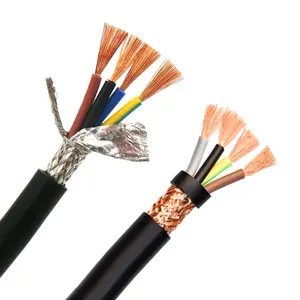 Manufacturer UL2725 30V 28 AWM 2725 Bare Copper Conductor Braid Shielded PVC Jacket USB Cable Electric Wire