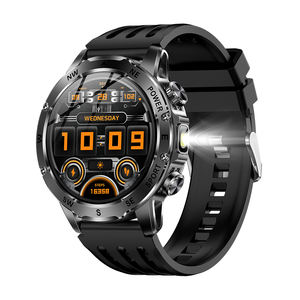 <span class=keywords><strong>Montre</strong></span> connectée TKYUAN AK92 pour l'extérieur, écran 1,53 pouces, appels Bluetooth, boussole, lampe de poche, faible consommation d'énergie, moniteur de fréquence cardiaque, <span class=keywords><strong>montre</strong></span> intelligente robuste pour le <span class=keywords><strong>sport</strong></span> - Product Image 2