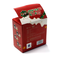 Boîte à cartes de Noël rouge