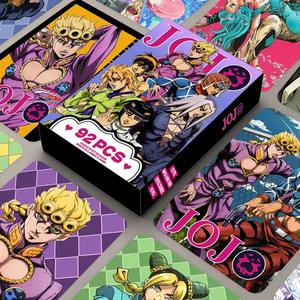 92 pièces/boîte, cartes Lomo de dessin animé, <span class=keywords><strong>attaque</strong></span> <span class=keywords><strong>des</strong></span> <span class=keywords><strong>titans</strong></span>, 60 pièces, 32 pièces d'autocollants, accessoires de cosplay, cartes d'anime en papier - Product Image 5