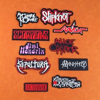 Offre Spéciale fer sur Punk Style sergé broderie Rock Band Patch pour vêtements sac Jeans décoration