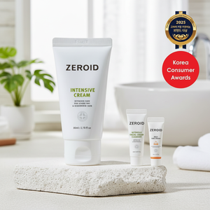 ZEROID Crema Intensiva 80ml Juego de Cuidado DE LA Piel de Buena Calidad con Crema Limpiadora 25ml y Crema Solar Diaria 10ml - Product Image 3