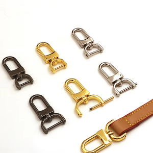 Lanière en métal de 16 mm, 20 mm, 25 mm, petit mousqueton <span class=keywords><strong>à</strong></span> clip, boucle <span class=keywords><strong>à</strong></span> <span class=keywords><strong>fermoir</strong></span>, <span class=keywords><strong>fermoir</strong></span> pivotant pour <span class=keywords><strong>sac</strong></span> avec vis détachables - Product Image 3