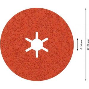 BOSCH - 2608621817 Expert R782 Prisma Disque en fibre céramique-EAN 4059952538402 ABRASIFS DISQUES ABRASIFS POUR LE MEULAGE ET LA FINITION - Product Image 2