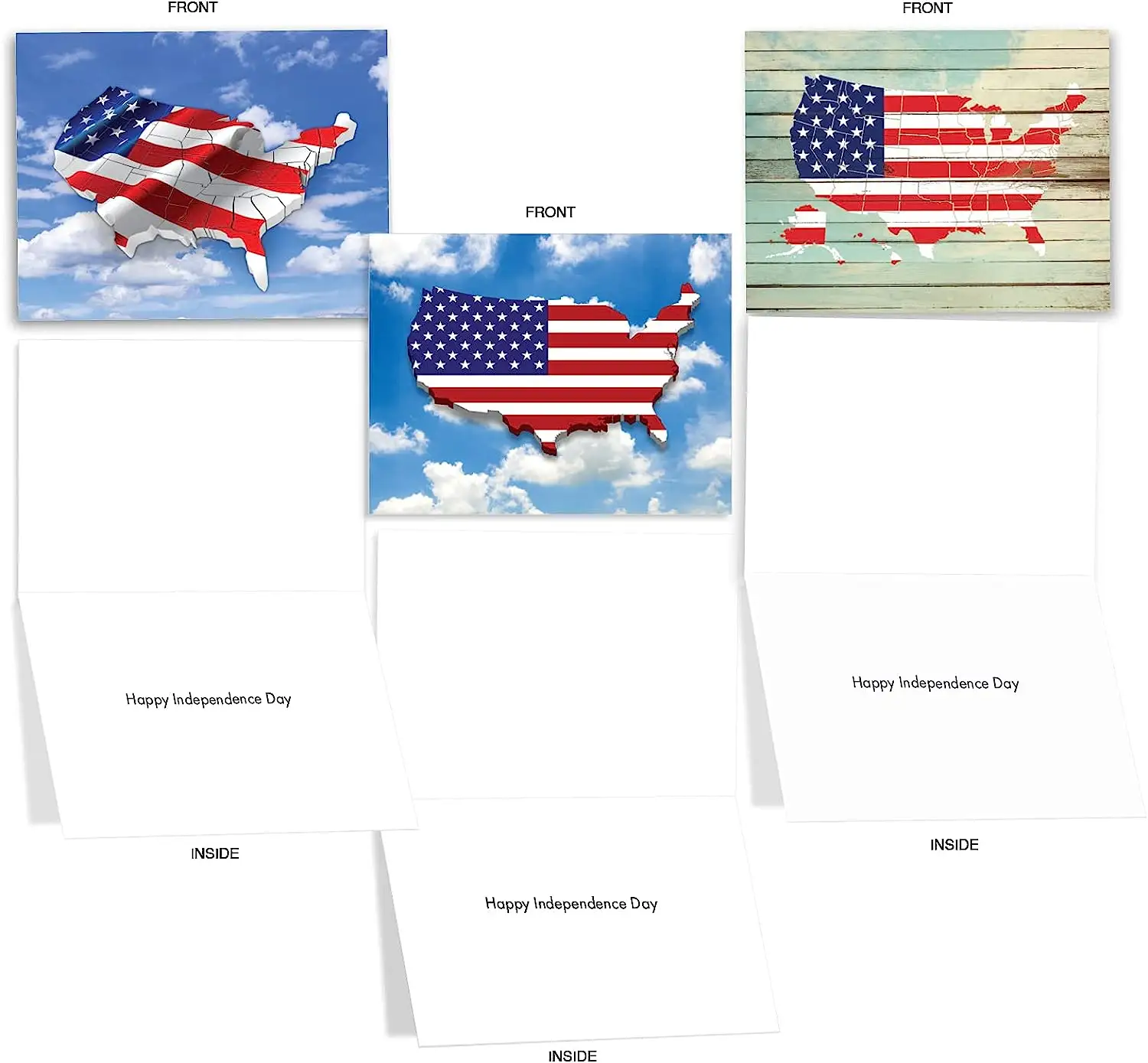New Styles Exclusive Card Handmade Bald Eagle Variety 4 luglio USA Independence Day biglietto di auguri