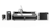 YUANLI Nouvelle Conception Machine de Découpe à Jet d'Eau Multifonctionnelle Métal Pierre Verre Caoutchouc Mousse CNC 3D 5 Axes