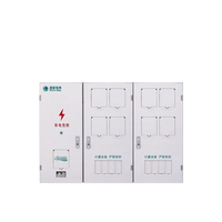 Boîtier de compteur électrique personnalisable avec système de verrouillage à double porte et clé, équipement de distribution d'énergie avec prise