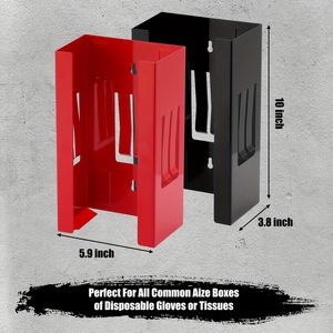Support magnétique pour distributeur de mouchoirs - Contient des boîtes de mouchoirs, des gants, des serviettes, des lingettes - Finition anodisée imperméable - Se fixe aux boîtes à outils - Product Image 5