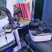 Simulador de Helicóptero Dinámico de Realidad Virtual, Máquina de Juego de Realidad Virtual Comercial para Salas de Experiencia, Parques de Atracciones, Salas de Juegos y Diversión en Casa