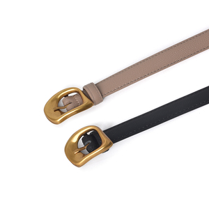 <span class=keywords><strong>Ceinture</strong></span> Fine <span class=keywords><strong>en</strong></span> Alliage Designer Dives pour <span class=keywords><strong>Femme</strong></span> avec Boucle Ardillon – Sangle de Taille Fine et Authentique de Qualité Supérieure, Largeur 1,8 cm, Longueur 105 cm - Product Image 6
