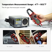 Multimètre numérique à pince KAIWEETS HT206D T-RMS 6000 points de mesure, testeur automatique de courant, de continuité et de cycle de service
