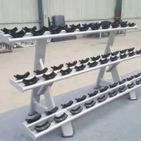 XinRui Commercial Fitness Gym Équipement de fitness Support d'haltères à 3 niveaux