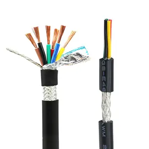 AWM UL2464聚酯薄膜屏蔽信号电子线2芯3芯4芯RoHS标准信号计算机电缆