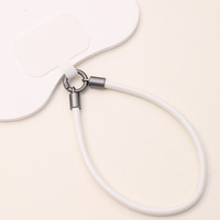 Lanière de téléphone universelle Sangle de cou en cuir PU réglable avec patch pour téléphone Tous les Smartphones Dragonne Corde pour étui de téléphone