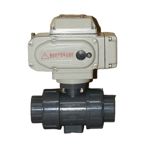 Vente Chaude C9004 Vanne à boisseau sphérique en PVC/UPVC/CPVC 2/2 voies 24V 220V 110V AC pour l'eau - Product Image 4