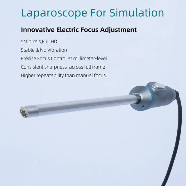 Full HD Laparoscopic Training Camera 30 Degree Simulator Endoscope Camera With Electric Focus for Laparoscopy Skill Practice