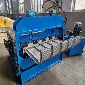Hydraulische Gebogene Dachplatten-Rollformmaschine Automatische Crimp-Metallbedachungsblech-Biegemaschine für Farbstahl mit Motor - Product Image 1