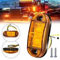 Nouvelles feux de gabarit latéraux pour camions, feux de largeur de véhicule 12V-24V, LED étanches, feux latéraux pour camions