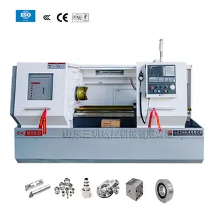 Máquina de torno CNC CAK6150V Tono, torno CNC de riel duro, torno CNC de control de velocidad continuo de 82mm de diámetro de orificio