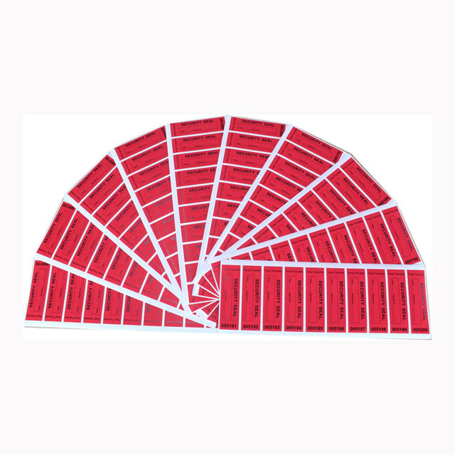 Customise Security Anti-Counterfeit Tamper-Evident Warranty Adhesive Sticker PVC Void Labels Die Cut Packaging Label Grade