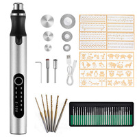 Nouvelle mini-meuleuse électrique E108 à vitesse variable, style stylo, compacte, pour le nail art, la sculpture de bijoux, rechargeable, avec batterie, pour le polissage