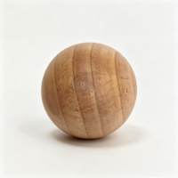 Vente en gros de boules en bois de Paulownia non finies de 3 cm, sphères en bois naturel, durables, écologiques, personnalisables pour les travaux manuels, les jouets, la décoration de la maison
