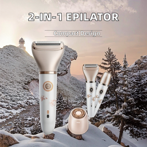 Épilateur 2-en-1 pour femmes de haute qualité et <span class=keywords><strong>appareil</strong></span> d'épilation du corps électrique <span class=keywords><strong>sourcil</strong></span> Bikini tondeuse rasoir femmes - Product Image 2