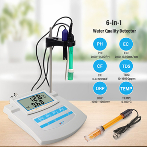 Testeur de qualité de l'eau pH-mètre ORP EC TDS Température pour aquariums, piscines, eau potable et laboratoire - Product Image 1