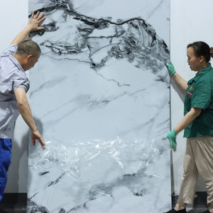 Decoratieve Wandpaneel Pvc Marmeren Plaat 1220*2440*3Mm Voor Decor Interieur <span class=keywords><strong>Uv</strong></span> <span class=keywords><strong>Board</strong></span> - Product Image 6