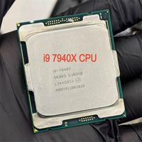 Harga Bagus CPU I9 7940X untuk Prosesor Desktop 14 inti 165w 4.3GHz 19.25MB LGA2066 Prosesor Gaming CPU Seri I9