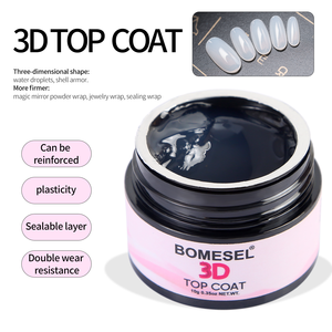 BOMESEL HEMA TPO Vernis Gel Sculptant 3D Transparent Longue Durée Sans Résidu, Couche de Finition, Polymérisation LED, DIY, Style Français et Thaïlandais - Product Image 5