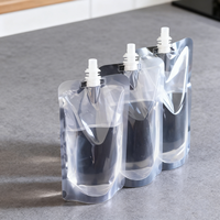 Fournisseurs réputés de sachets en plastique de 50 ml, 100 ml et 500 ml pour jus, boissons gazeuses et jus de fruits, sachet debout avec bec verseur