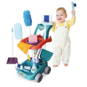 Ensemble <span class=keywords><strong>de</strong></span> jeu petit aide Mini chariot <span class=keywords><strong>de</strong></span> nettoyage, femme <span class=keywords><strong>de</strong></span> <span class=keywords><strong>ménage</strong></span> faisant semblant <span class=keywords><strong>de</strong></span> jouer au nettoyage ensemble <span class=keywords><strong>de</strong></span> jouets d'entretien ménager 2023 - Product Image 3