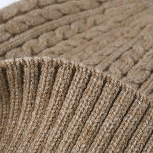 ALLCH <span class=keywords><strong>Bonnet</strong></span> en tricot épais pour hommes Hiver Chaud Extérieur Doublé en polaire Couvre-<span class=keywords><strong>oreille</strong></span> Tressé Jacquard Crâne Cap - Product Image 5