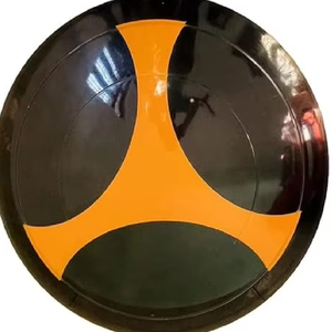 Escudo Medieval Viking Battle Ready para Cosplay Roleplay Disfraz de Halloween Escudo de decoración del hogar HECHO DE Metal - Product Image 3