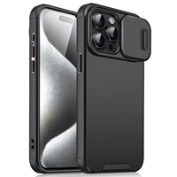 Coque antichoc pour iPhone 15 14 13 12 11 16 17 Pro Max 15 Plus 16E, étui de protection coulissant pour appareil photo pour iPhone 17 Air 17 Pro