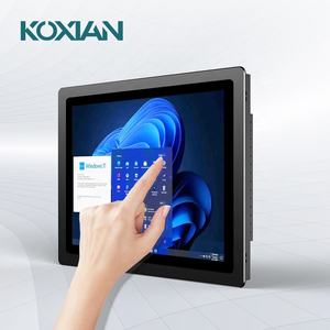 Écran tactile capacitif industriel étanche de 12.1 pouces PC double antenne WiFi double ports COM ordinateur intégré encastré - Product Image 1