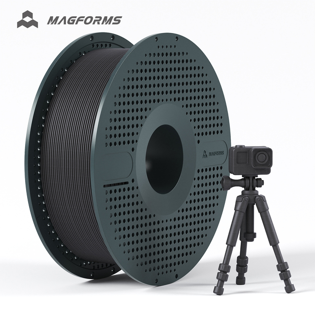 Magforms Petg Carbon Fiber 3d Filament Plastic Spool 1kg/roll 1.75mm 1kg Refills Petg Cf 3d Printer Filament for Bambu Lab
