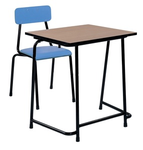 Modern Aoyasi Pre School <b>Study</b> <b>Chair</b> and Desk Set With Steel Plywood Plastic Construction Commercial Use Model PT-105C PT-105C M - Product Image 1