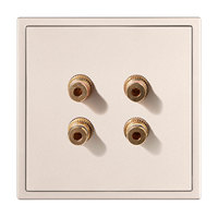 Panneau mural intelligent KNX Laigen 86 personnalisable à 8 touches, couleur or champagne, pour commande à distance de scènes et de grilles de champ, en PC