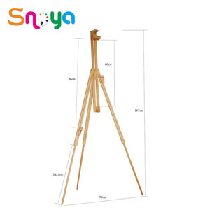 Fournitures d'art Peintres Artistes Réglable <span class=keywords><strong>Chevalet</strong></span> de Bureau avec Tiroir En Bois Naturel <span class=keywords><strong>Chevalet</strong></span> pour Enfants - Product Image 3