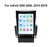 Autoradio Krando Android 13.0 64G 12.1 pouces avec écran vertical Tesla pour Infiniti Q50L, système multimédia de navigation GPS
