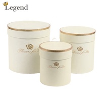 Boîte Cadeau Cylindrique en Carton avec Poignée en Corde pour Emballage de Roses, Personnalisable avec Logo, pour Chapeaux et Fleurs - Vente en Gros