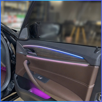Lumière ambiante de voiture TMPRO 64 couleurs RGB Symphony pour BMW Série 5 G38 2018-2023, éclairage intérieur, accessoires de modification automobile